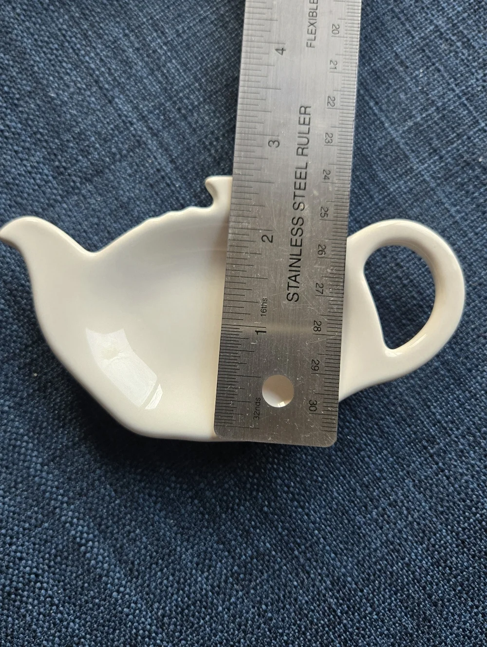 Set of 4 Le Creuset White Tea Bag Holders NEW - Picture 4 of 4